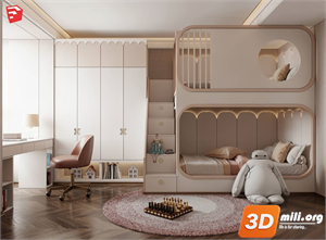 Children Room Scenes Skp FIles 